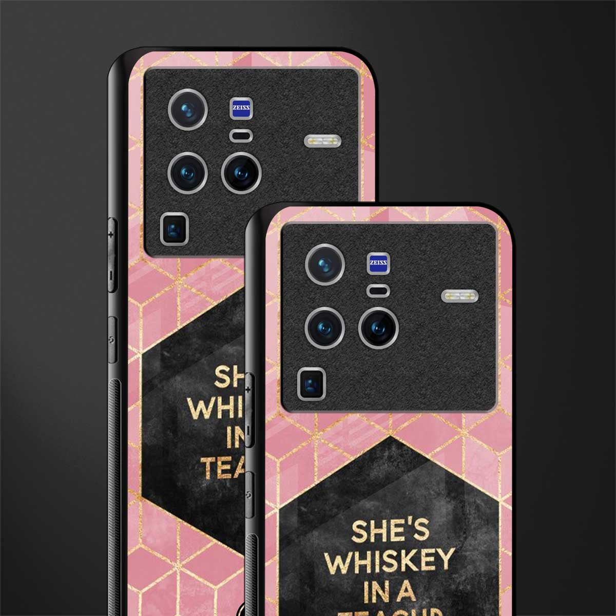 whiskey in a teacup glass case for vivo x80 pro 5g image-2