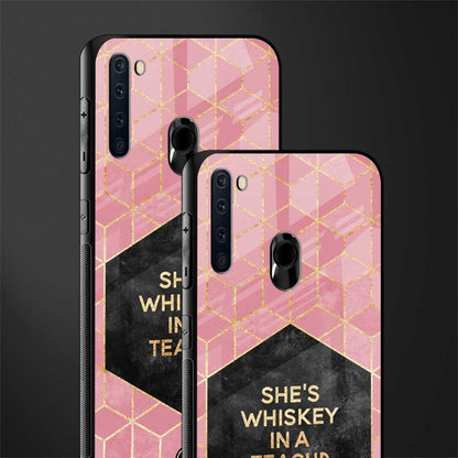 whiskey in a teacup glass case for samsung a21 image-2