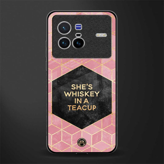 whiskey in a teacup glass case for vivo x80 image
