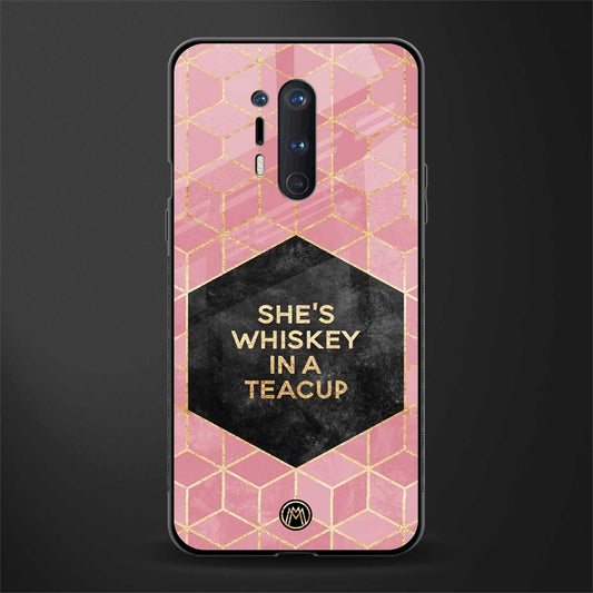 whiskey in a teacup glass case for oneplus 8 pro image