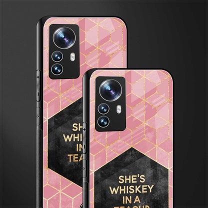 whiskey in a teacup back phone cover | glass case for xiaomi 12 pro
