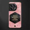 whiskey in a teacup back phone cover | glass case for oneplus 11r