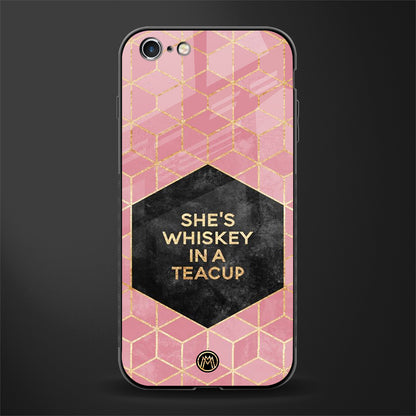 whiskey in a teacup glass case for iphone 6s plus image
