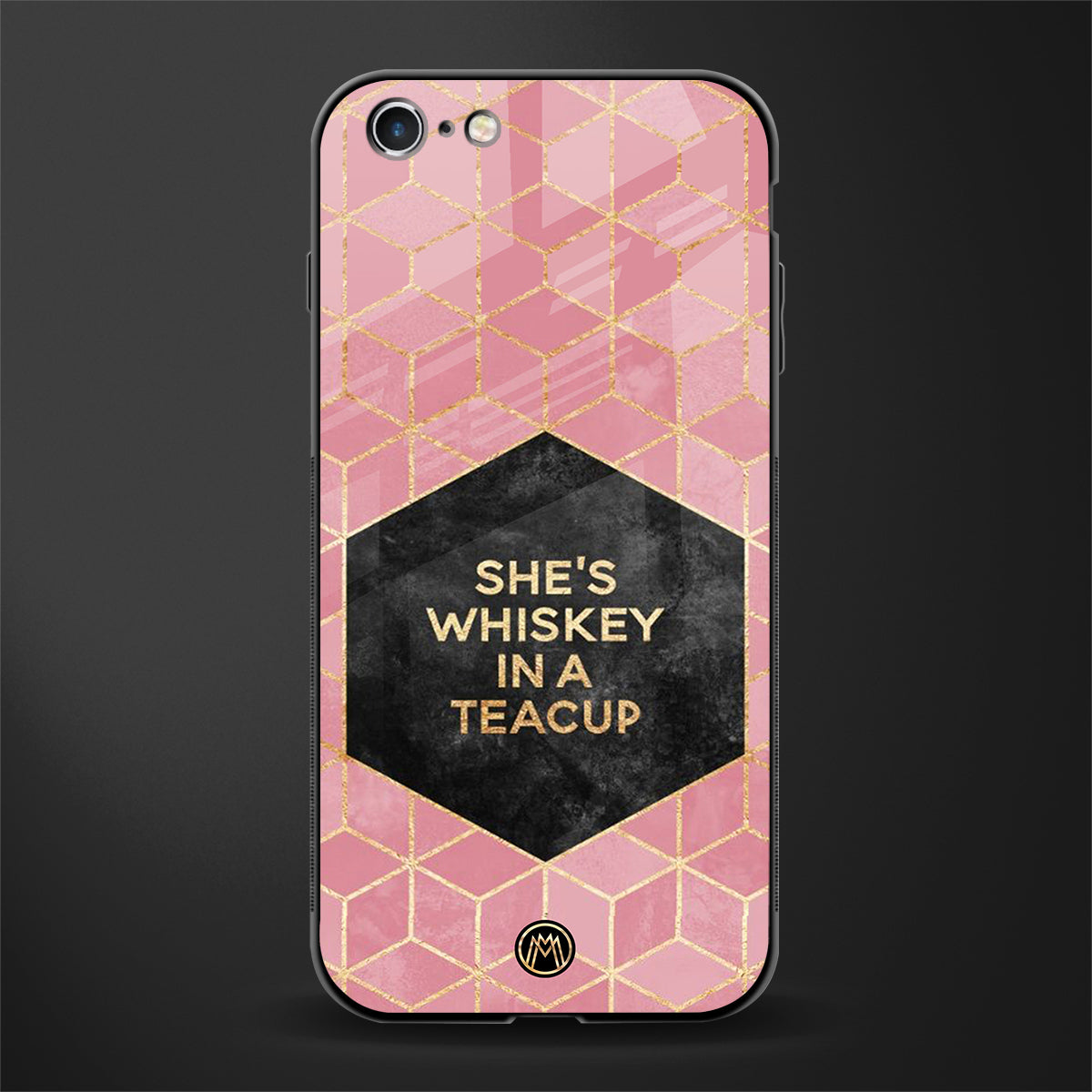 whiskey in a teacup glass case for iphone 6s image