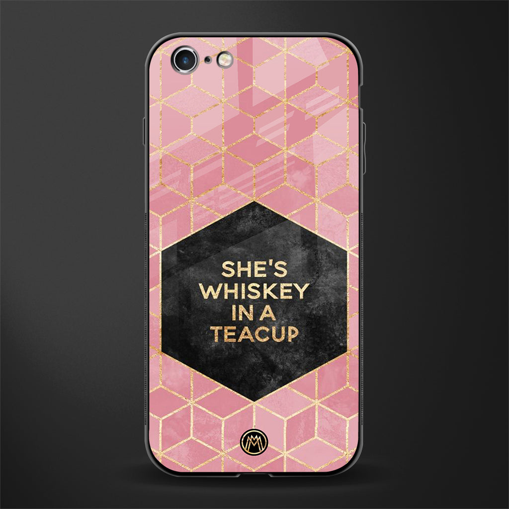 whiskey in a teacup glass case for iphone 6 plus image