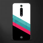 white green red pattern stripes glass case for redmi k20 pro image