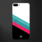 white green red pattern stripes glass case for realme c1 image