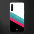white green red pattern stripes glass case for realme x2 image