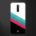 white green red pattern stripes glass case for realme x2 pro image