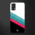 white green red pattern stripes glass case for realme x7 image