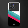 white green red pattern stripes glass case for vivo x80 pro 5g image