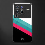 white green red pattern stripes glass case for vivo x80 pro 5g image