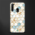 white marble tiles glass case for redmi note 8 image