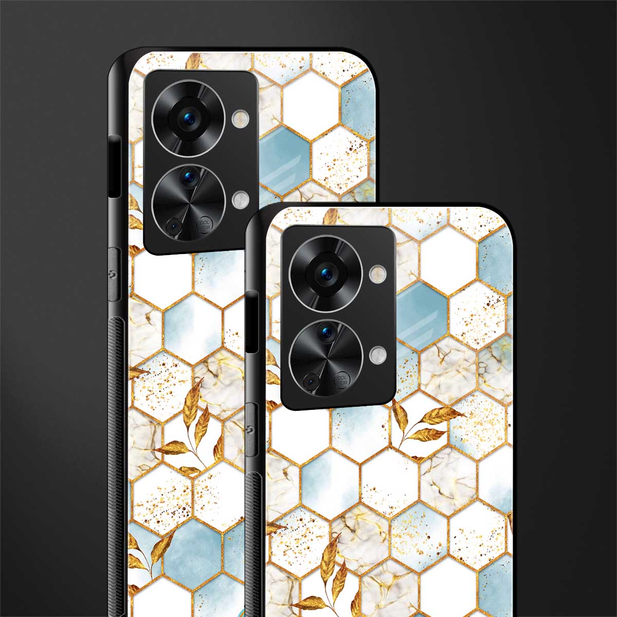 white marble tiles glass case for phone case | glass case for oneplus nord 2t 5g