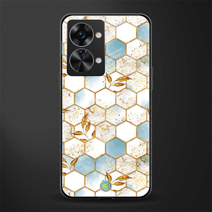 white marble tiles glass case for phone case | glass case for oneplus nord 2t 5g