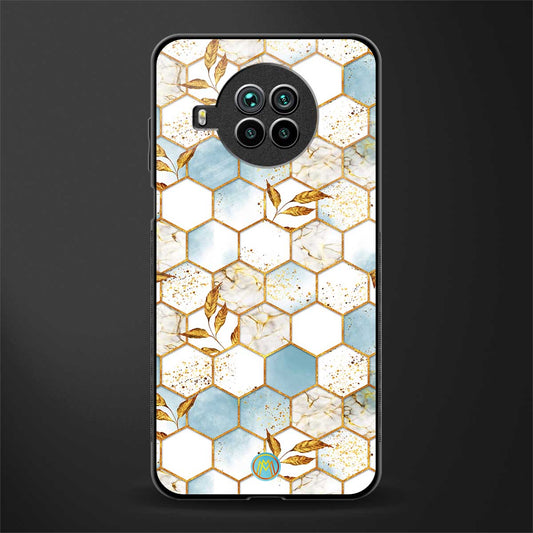 white marble tiles glass case for mi 10i image