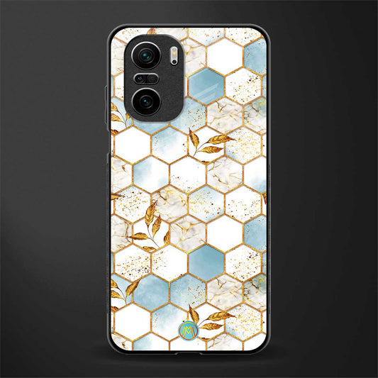 white marble tiles glass case for mi 11x 5g image
