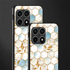 white marble tiles glass case for oneplus 10 pro 5g image-2