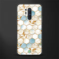 white marble tiles glass case for oneplus 8 pro image