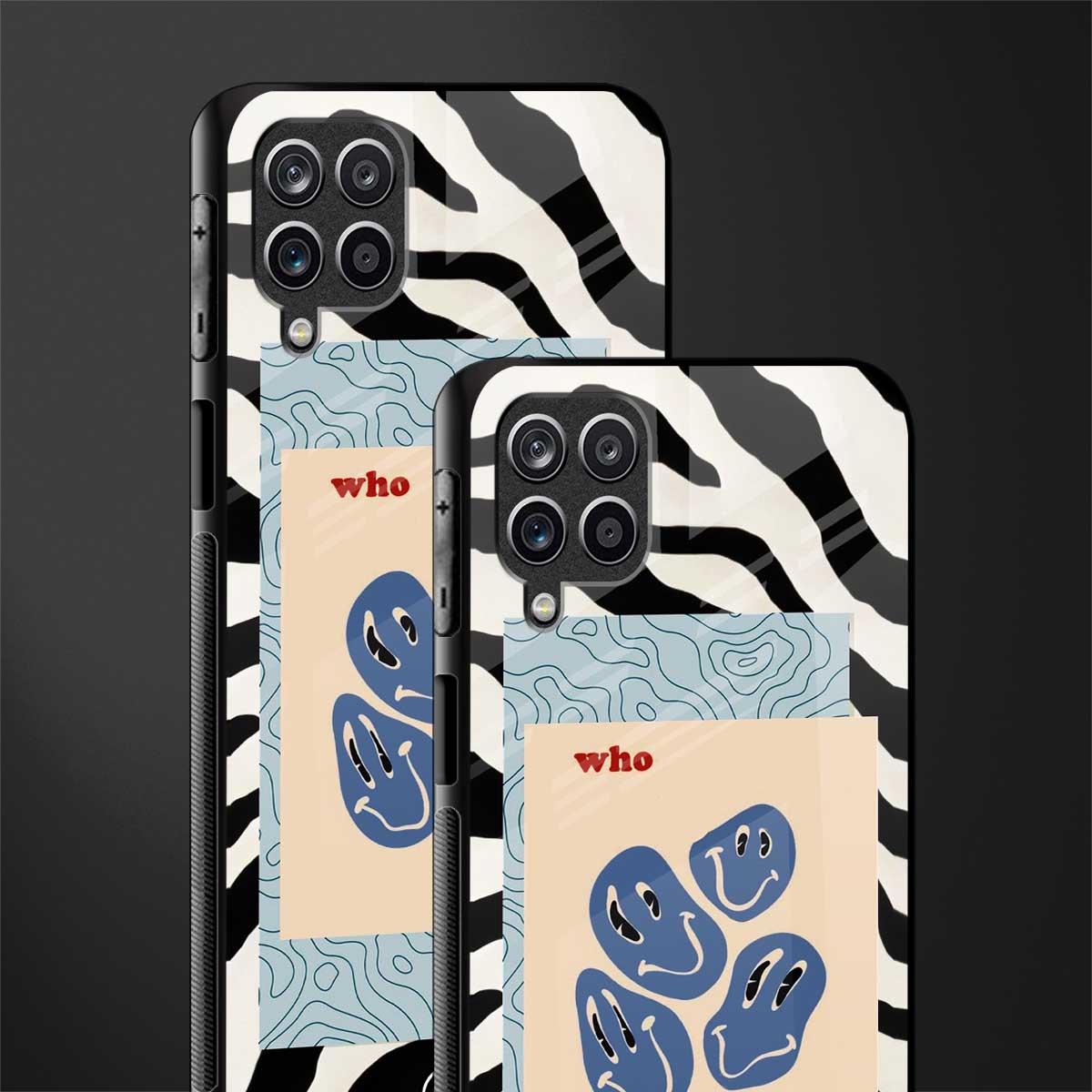 who cares back phone cover | glass case for samsung galaxy a22 4g