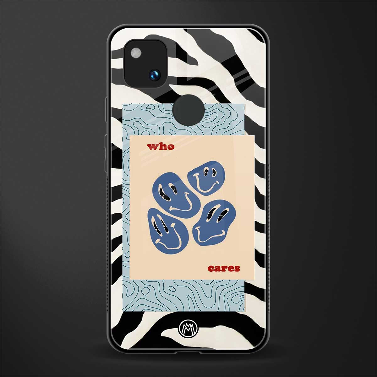 who cares back phone cover | glass case for google pixel 4a 4g