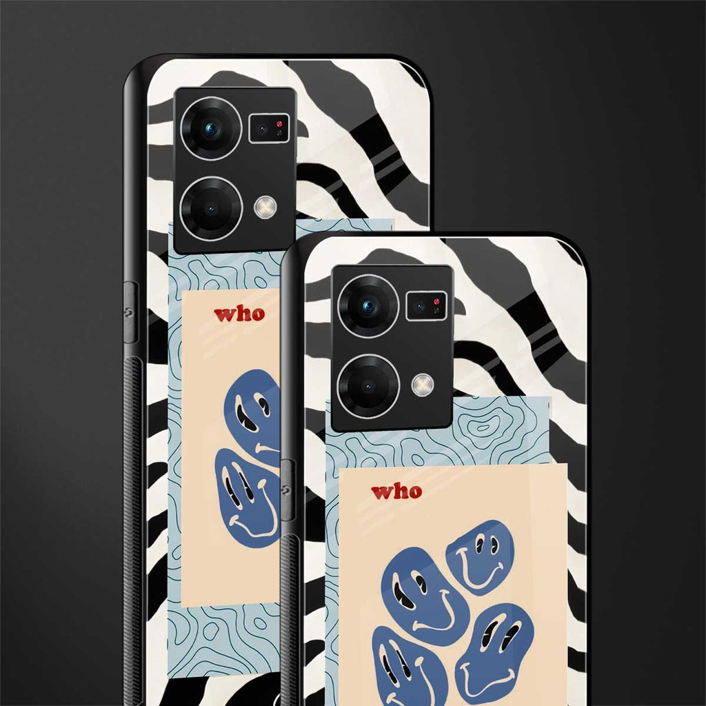 who cares back phone cover | glass case for oppo f21 pro 4g