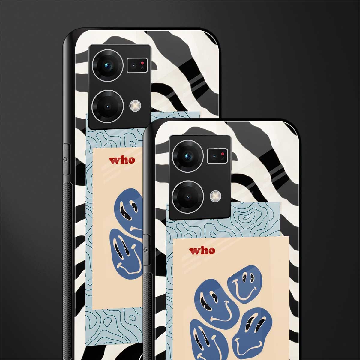 who cares back phone cover | glass case for oppo f21 pro 4g