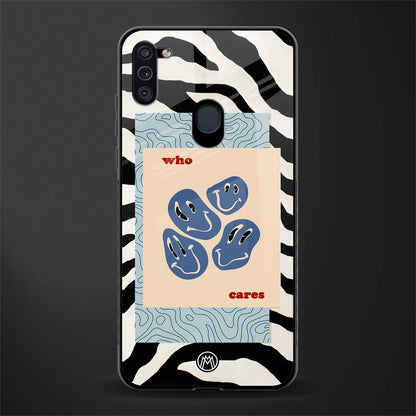 who cares glass case for samsung galaxy m11 image