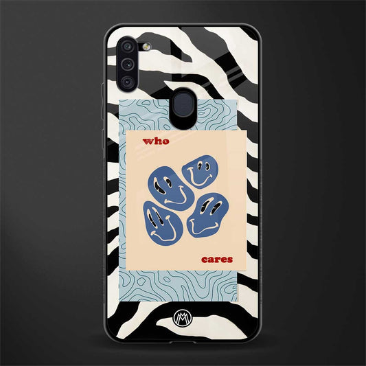 who cares glass case for samsung galaxy m11 image