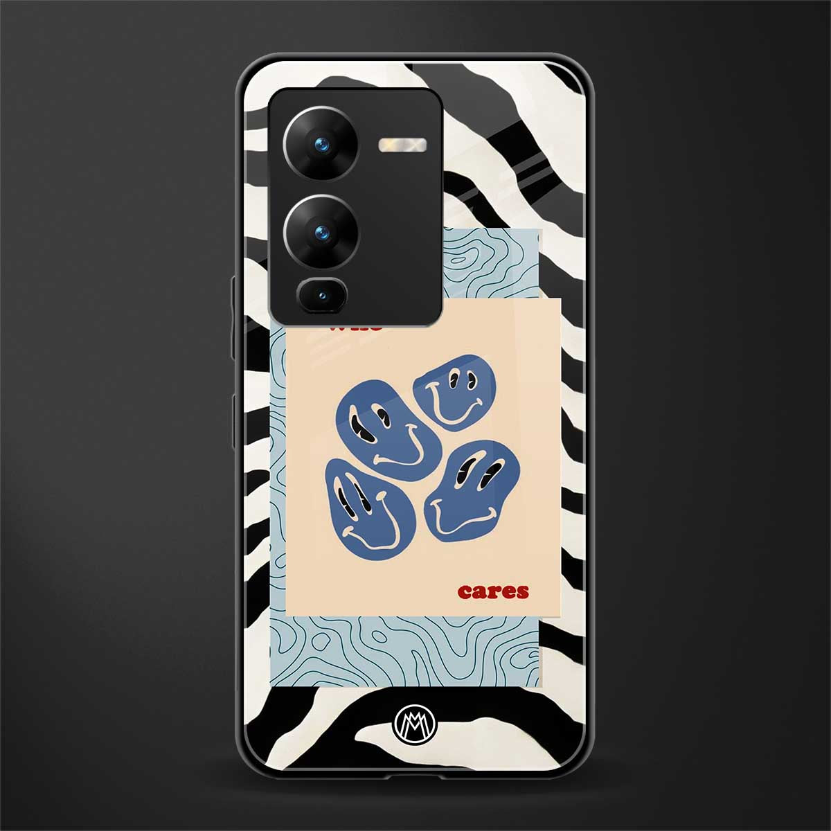 who cares back phone cover | glass case for vivo v25 pro 5g