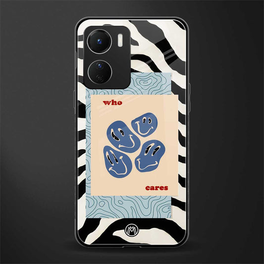 who cares back phone cover | glass case for vivo y16
