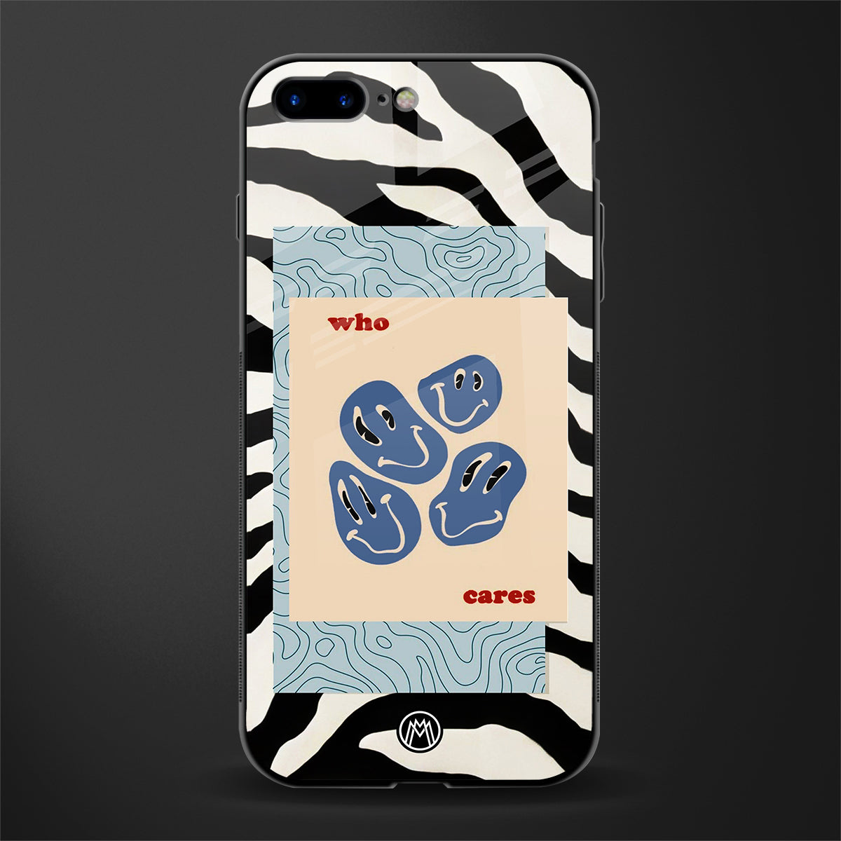 who cares glass case for iphone 8 plus image