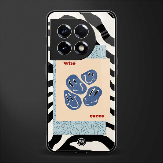 who cares back phone cover | glass case for oneplus 11