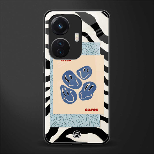 who cares back phone cover | glass case for vivo t1 44w 4g