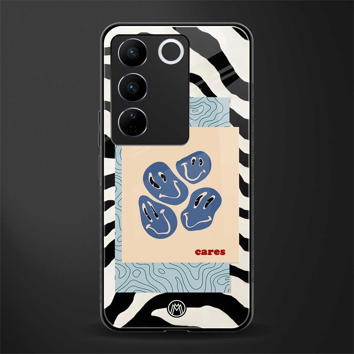 who cares back phone cover | glass case for vivo v27 pro 5g