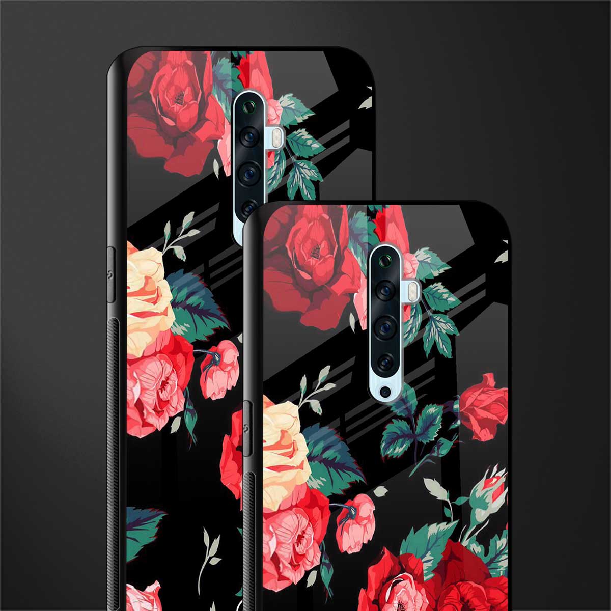 wildflower glass case for oppo reno 2f image-2