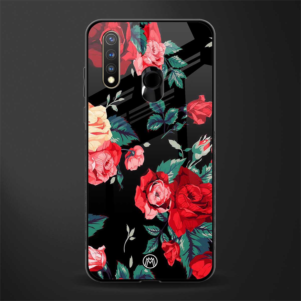 wildflower glass case for vivo y19 image