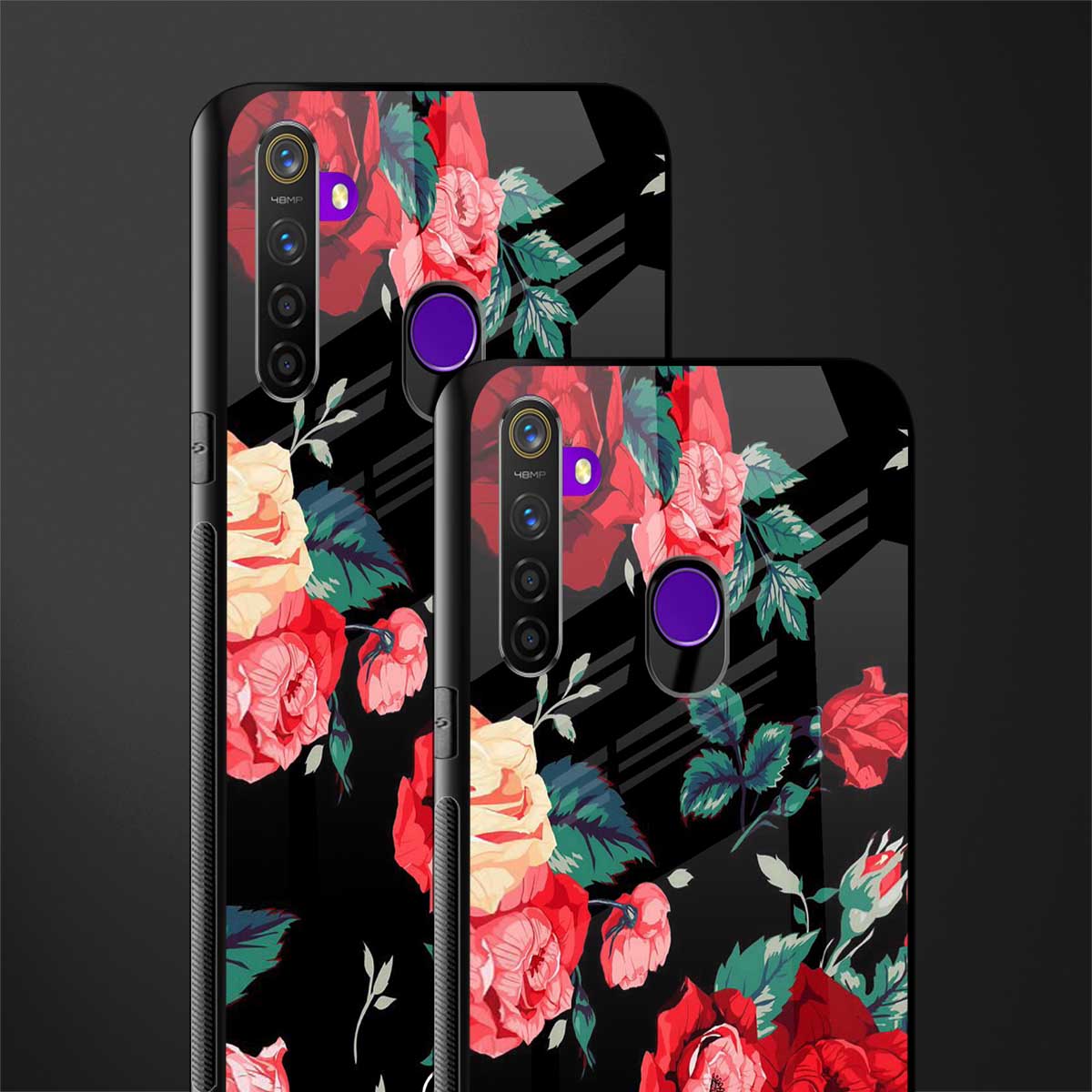 wildflower glass case for realme 5 image-2