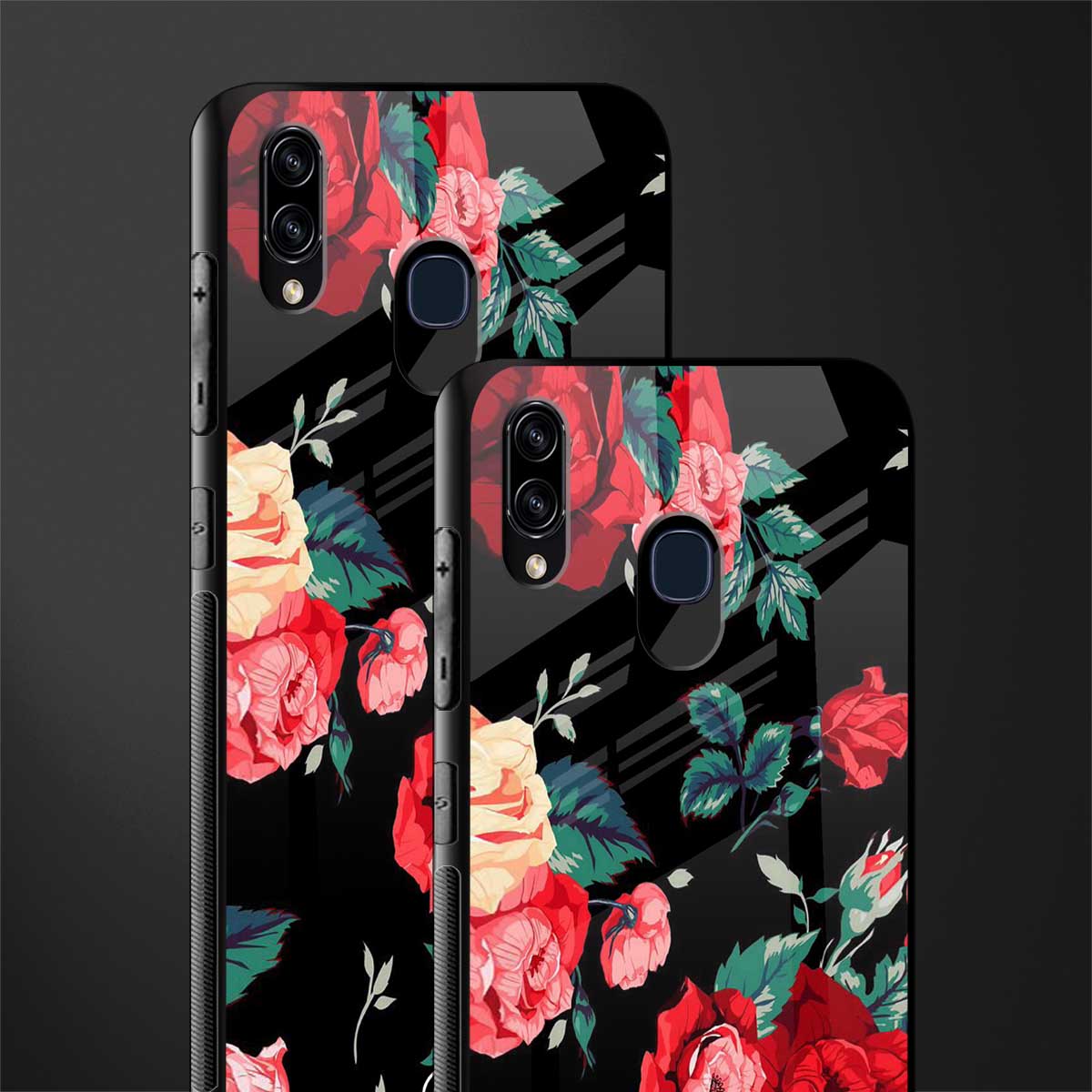 wildflower glass case for samsung galaxy a20 image-2