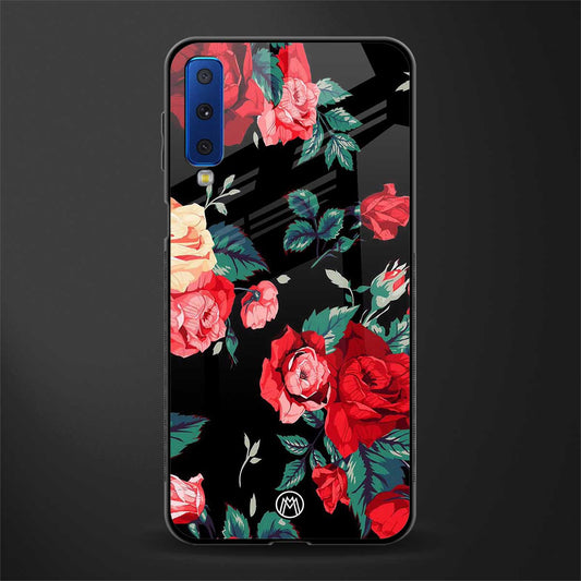 wildflower glass case for samsung galaxy a7 2018 image