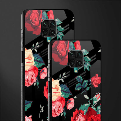 wildflower glass case for redmi note 9 pro max image-2