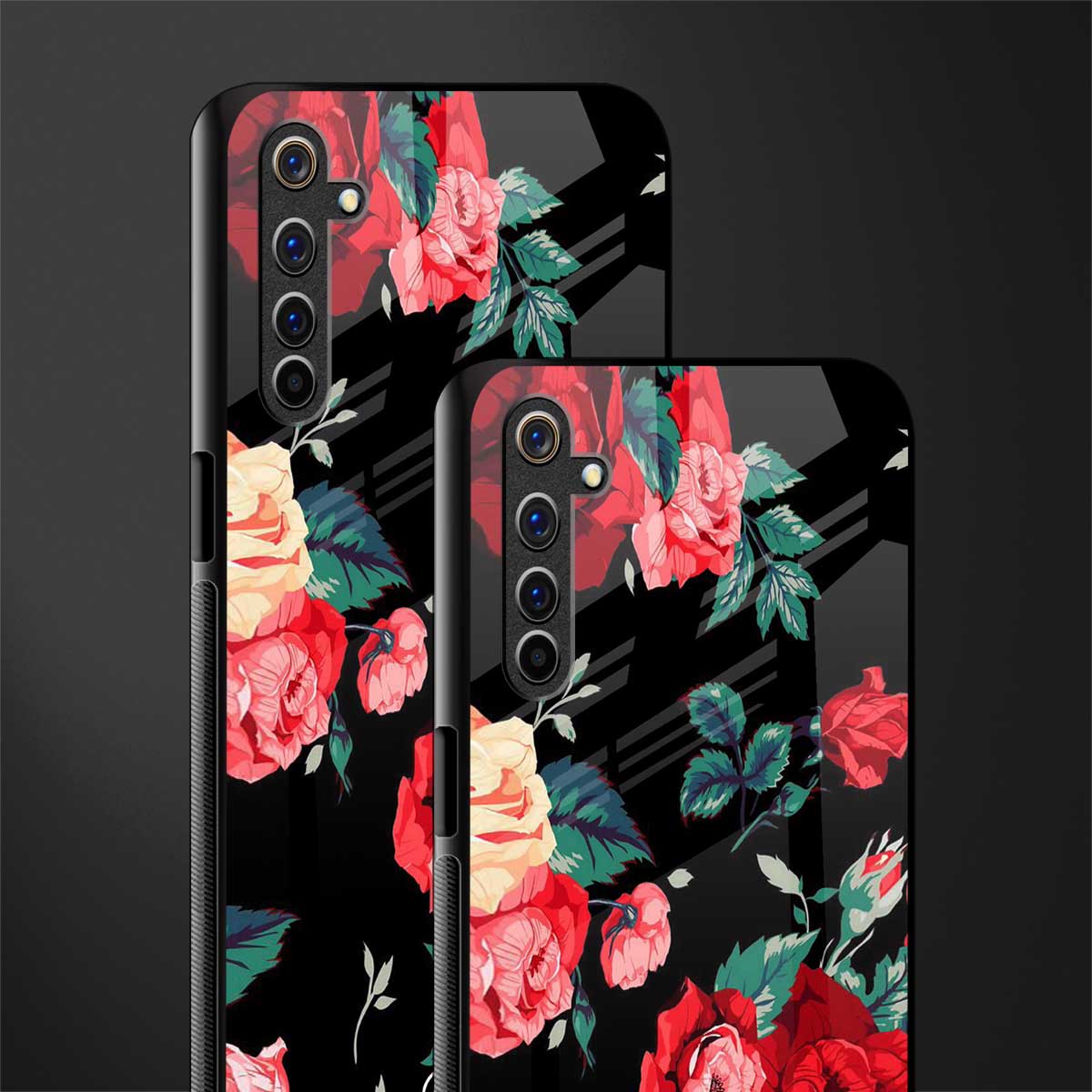 wildflower glass case for realme 6 pro image-2