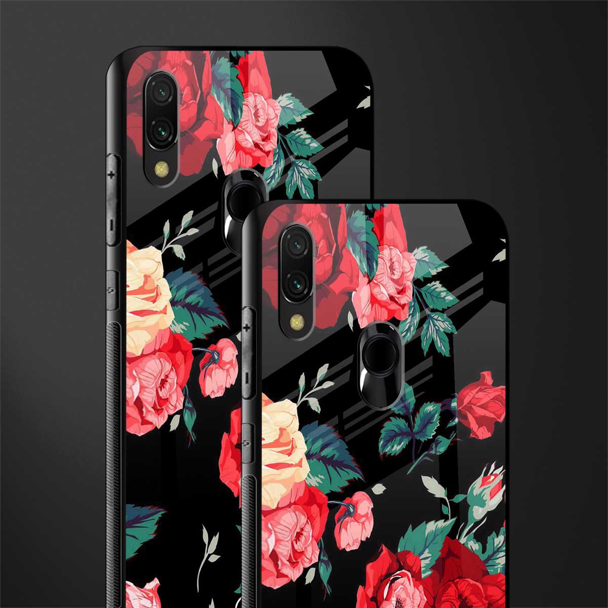 wildflower glass case for redmi y3 image-2