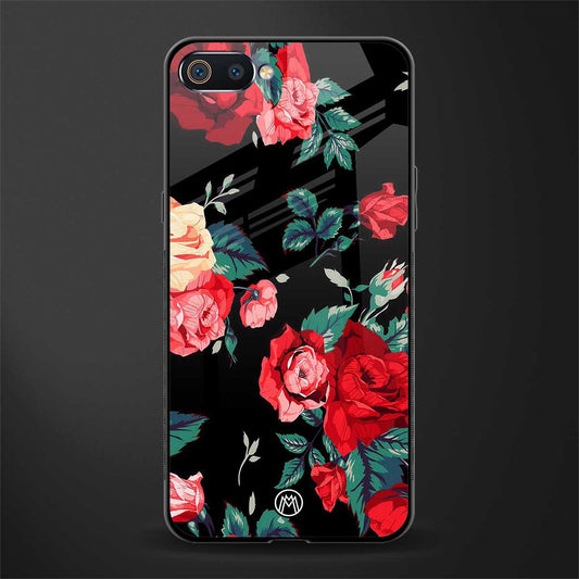 wildflower glass case for oppo a1k image