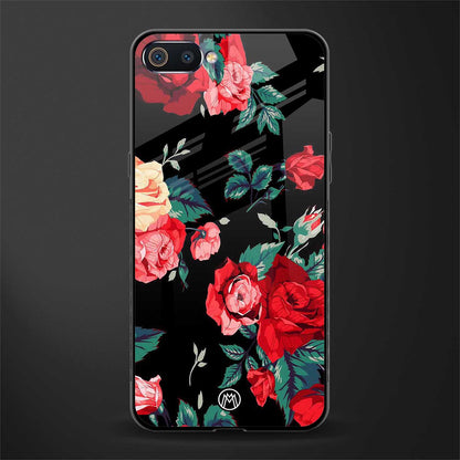 wildflower glass case for realme c2 image