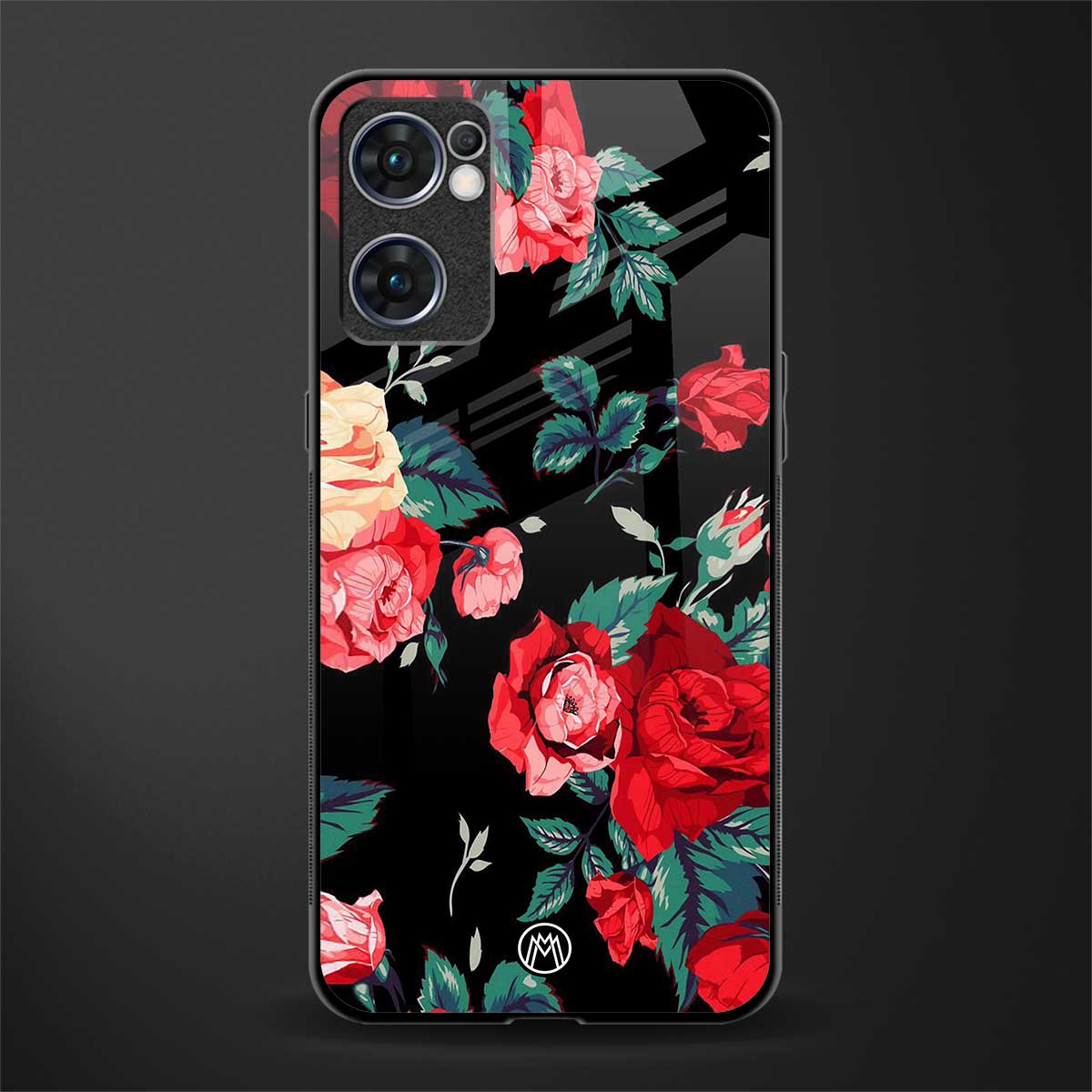 wildflower glass case for oppo reno7 5g image