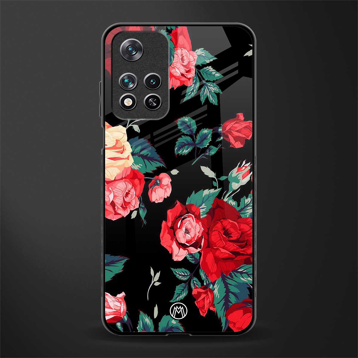 wildflower glass case for poco m4 pro 5g image