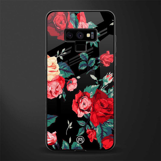 wildflower glass case for samsung galaxy note 9 image