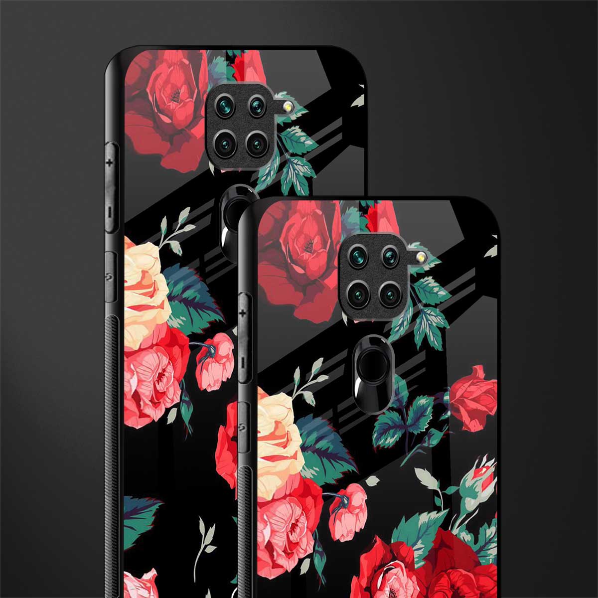 wildflower glass case for redmi note 9 image-2