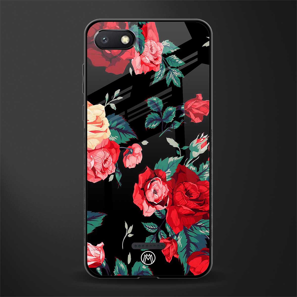 wildflower glass case for redmi 6a image